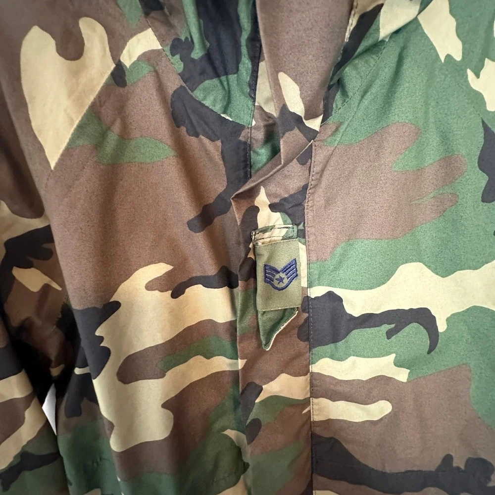 Log House Designs Gore-Tex Best‎ Defense Camo Military Jacket Mens Small USA